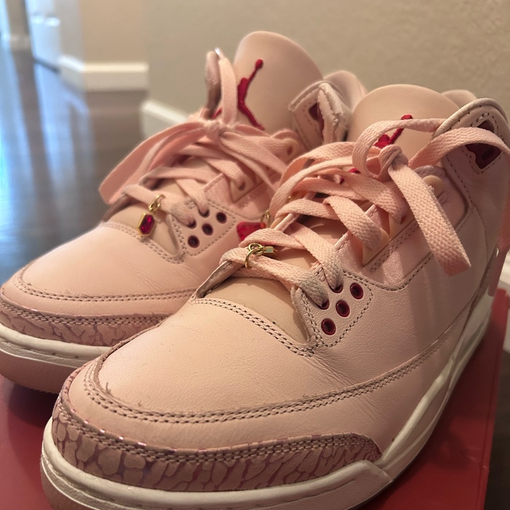Valentine’s Day Jordan 3 2025- “Treat Yourself”  size 8.5 women